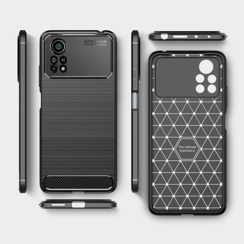 Θήκη Tech-Protect TPU Carbon Fiber Brushed Realme 9 Pro+/9 4G Black
