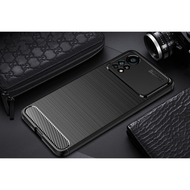 Θήκη Tech-Protect TPU Carbon Fiber Brushed Realme 9 Pro+/9 4G Black