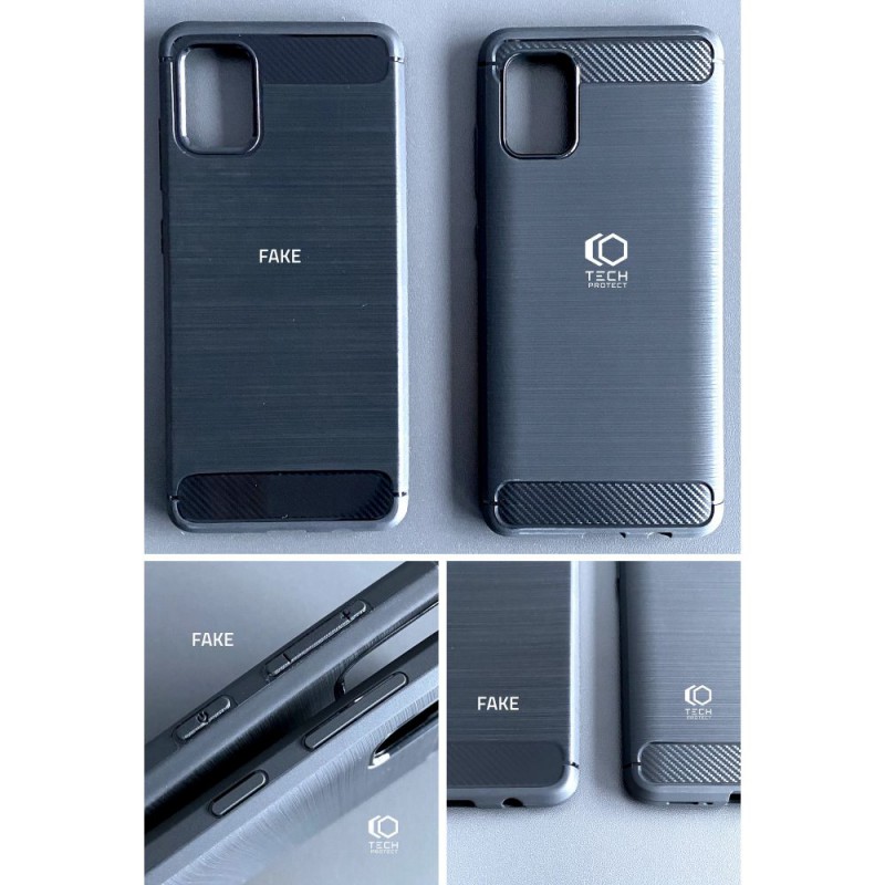 Θήκη Tech-Protect TPU Carbon Fiber Brushed Realme 9 Pro+/9 4G Black