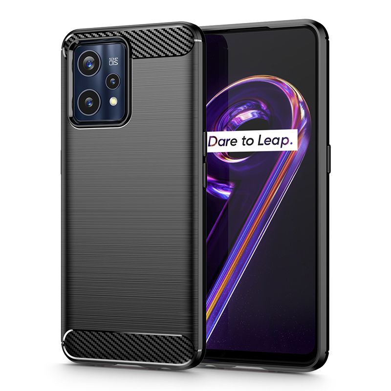 Θήκη Tech-Protect TPU Carbon Fiber Brushed Realme 9 Pro+/9 4G Black Θήκη Tech-Protect TPU Carbon Fiber Brushed Realme 9 Pro+/9 4G Black