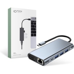 Αντάπτορας Tech-Protect V7 Hub 10in1 Grey