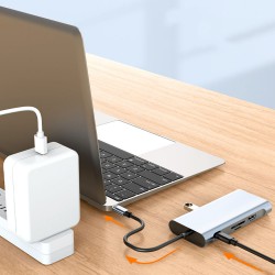 Αντάπτορας Tech-Protect V7 Hub 10in1 Grey