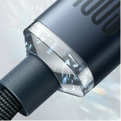 Καλώδιο Φόρτισης Baseus Crystal Shine Type-C to Lightning Cable 20W 2m Purple (CAJY000305)