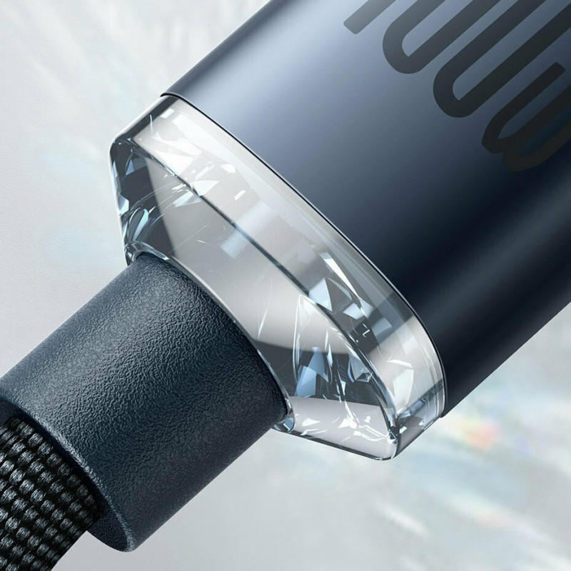 Καλώδιο Φόρτισης Baseus Crystal Shine Type-C to Lightning Cable 20W 2m Purple (CAJY000305)