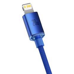 Καλώδιο Φόρτισης Baseus Crystal Shine Type-C to Lightning Cable 20W 1,2m Blue (CAJY000203)