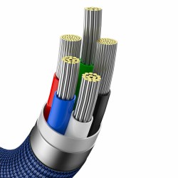 Καλώδιο Φόρτισης Baseus Crystal Shine Type-C to Lightning Cable 20W 1,2m Blue (CAJY000203)