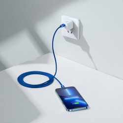 Καλώδιο Φόρτισης Baseus Crystal Shine Type-C to Lightning Cable 20W 1,2m Blue (CAJY000203)