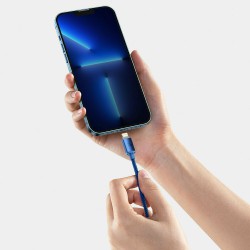 Καλώδιο Φόρτισης Baseus Crystal Shine Type-C to Lightning Cable 20W 1,2m Blue (CAJY000203)