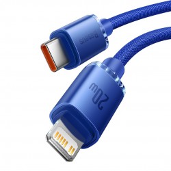 Καλώδιο Φόρτισης Baseus Crystal Shine Type-C to Lightning Cable 20W 1,2m Blue (CAJY000203)
