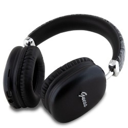 Ακουστικά Guess Wireless Bluetooth Gcube Metallic Script Logo Black 