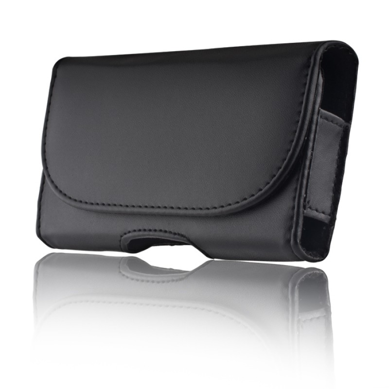 Θήκη Οριζόντια Belt Clip Leather Universal Classic Model 13 Black  