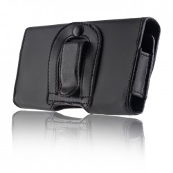Θήκη Οριζόντια Belt Clip Leather Universal Classic Model 13 Black  