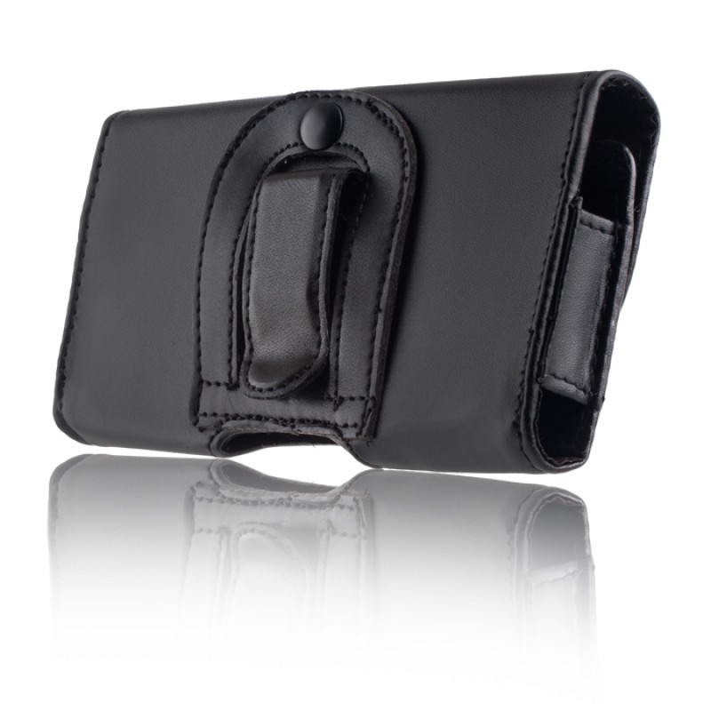 Θήκη Οριζόντια Belt Clip Leather Universal Classic Model 13 Black  