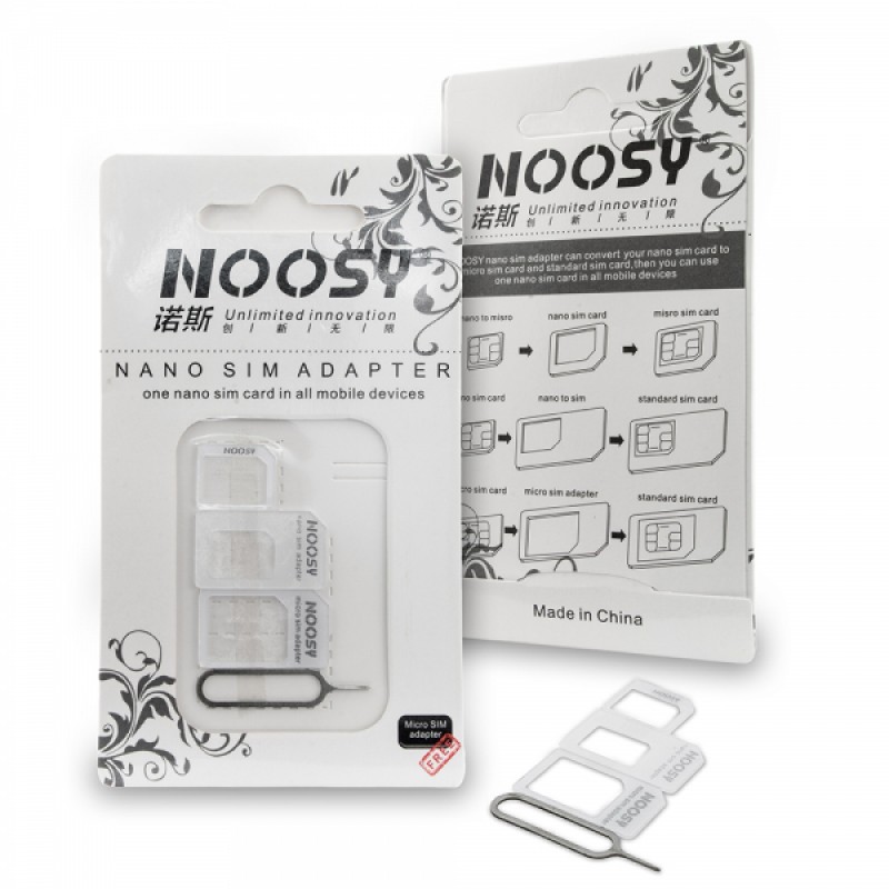 Noosy Adapter Micro Sim And Nano-Sim Cards