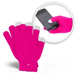 Γάντια για οθόνες αφής Smart Gloves Dark Pink