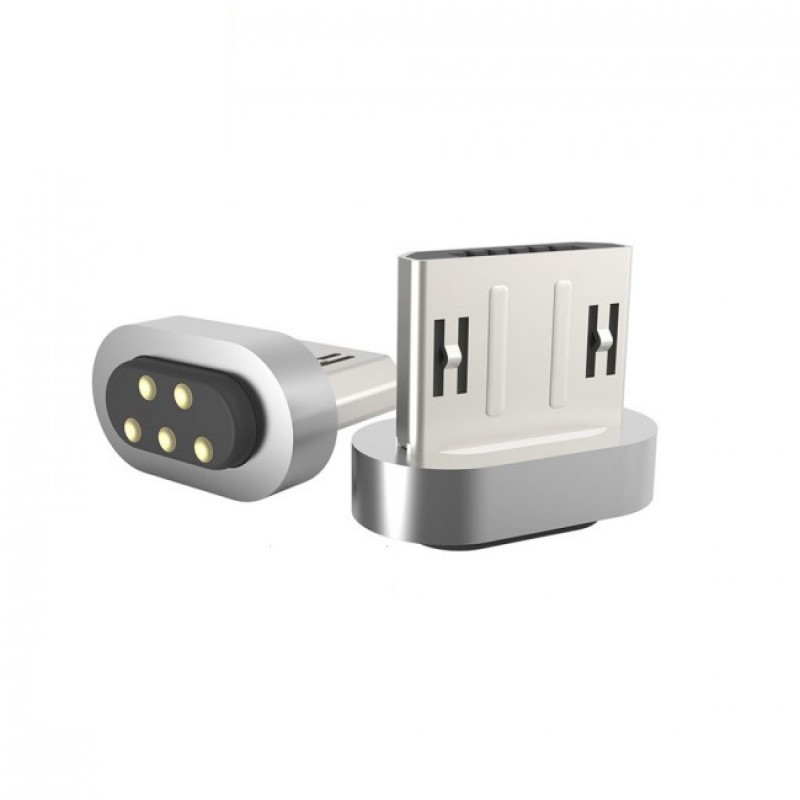 Αντάπτορας Baseus Insnap Magnetic Lightning Silver 