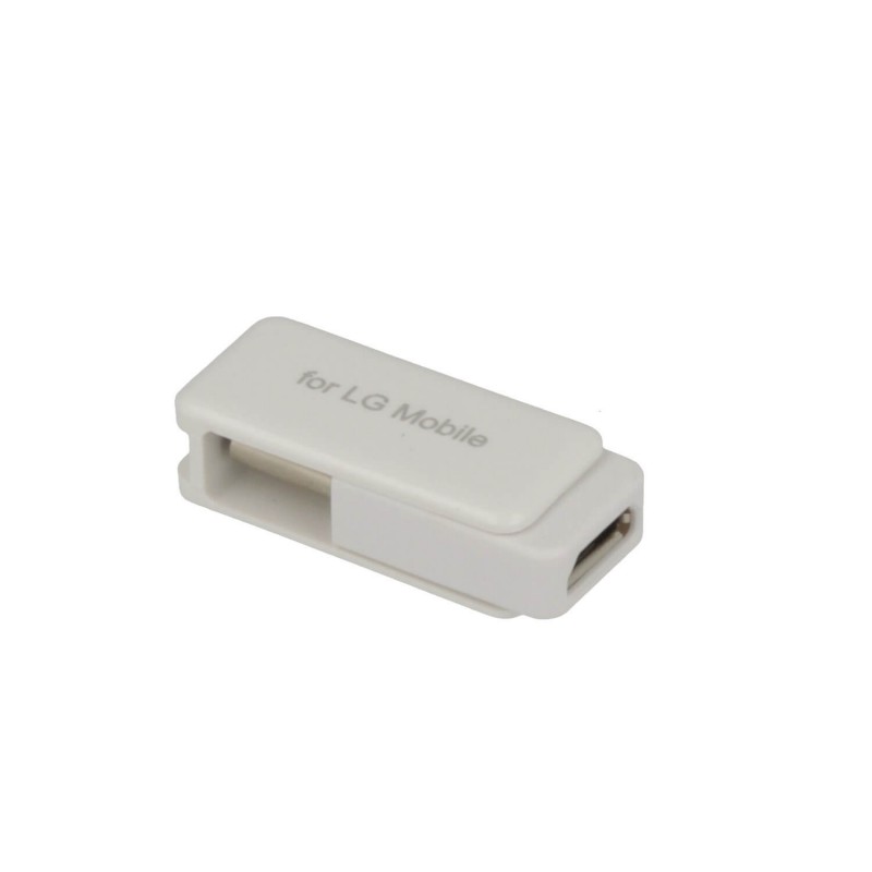 Αντάπτορας LG Adapter Micro-USB to USB Type-C White