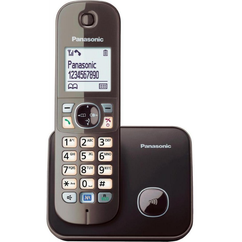 Ασύρματο Τηλέφωνο Panasonic KX-TG6811GA Brown