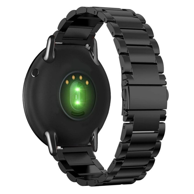 Ανταλλακτικό λουράκι QuickFit Stainless Black για Samsung Galaxy Watch3(45mm)/Watch(46mm)/Huawei Watch 3 (46mm)/ Watch 3 Pro (48mm)/GT 2/Pro/Honor GS Pro/Amazfit GTR 3 (46mm)/GTR 3 Pro/GTR(47mm)/ Stratos 3(48mm) (22mm)