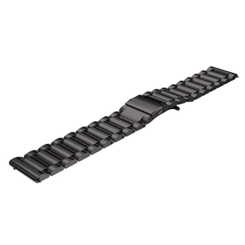 Ανταλλακτικό λουράκι QuickFit Stainless Black για Samsung Galaxy Watch3(45mm)/Watch(46mm)/Huawei Watch 3 (46mm)/ Watch 3 Pro (48mm)/GT 2/Pro/Honor GS Pro/Amazfit GTR 3 (46mm)/GTR 3 Pro/GTR(47mm)/ Stratos 3(48mm) (22mm)